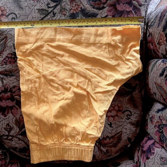 High Waisted Yellow Summer Staple Shorts - Picture 10 of 16